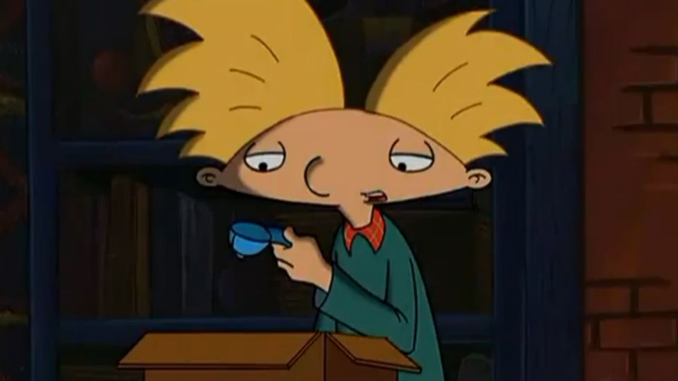 Nice Wallpapers Hey Arnold 960x540px - Cartoon Character Big Head - HD Wallpaper 