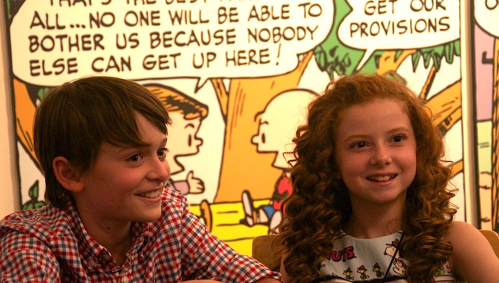 Noah Schnapp And Francesca Capaldi (little Red-haired - Noah Schnapp The Peanuts Movie - HD Wallpaper 