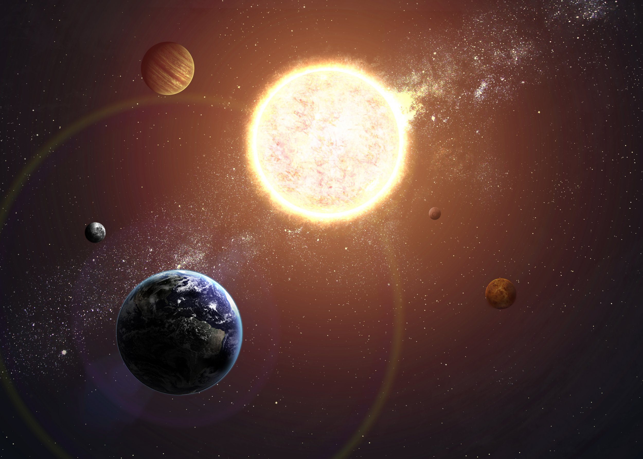 Earth And Sun - Tau Ceti Mass Compared To The Sun - HD Wallpaper 