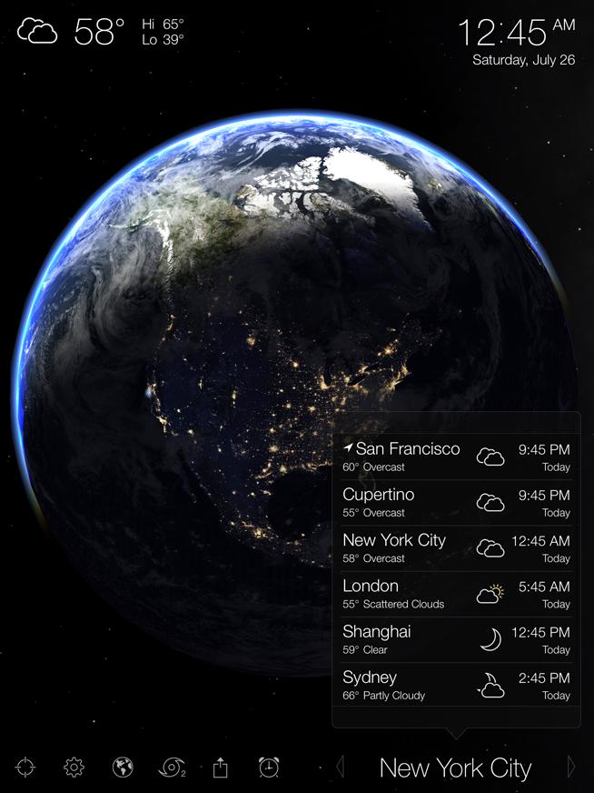 Ios Earth Wallpaper - HD Wallpaper 