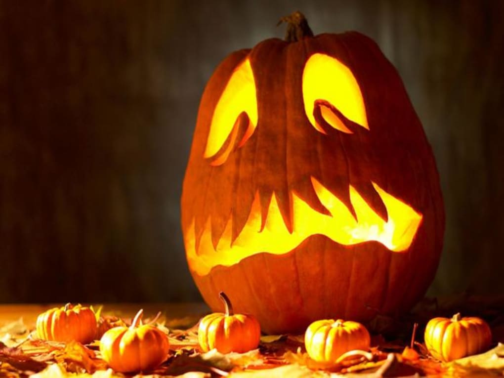 Scared Jack O Lantern Face - HD Wallpaper 