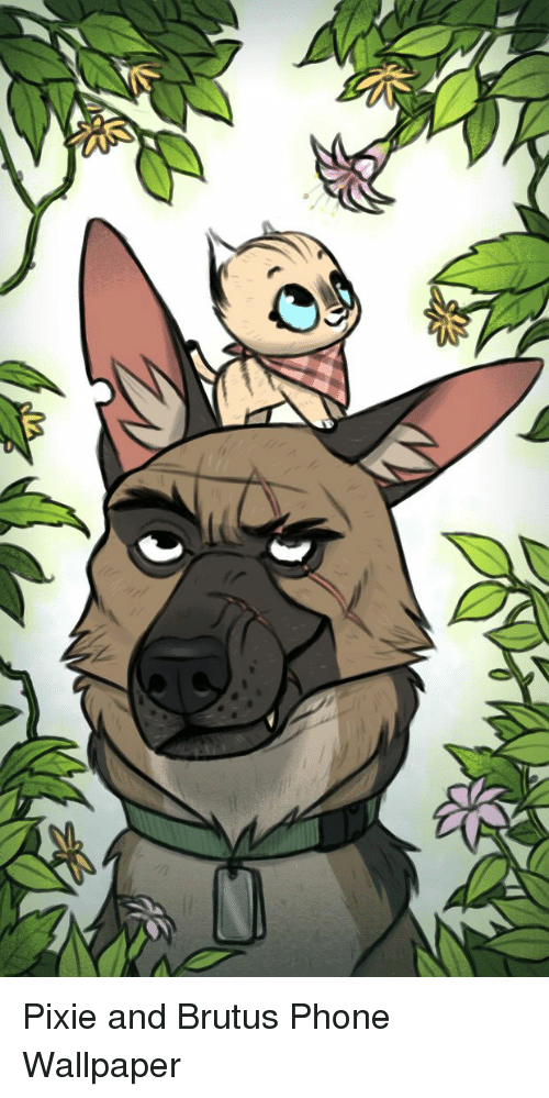 Phone, Wallpaper, And Brutus - Pixie And Brutus Irl - HD Wallpaper 