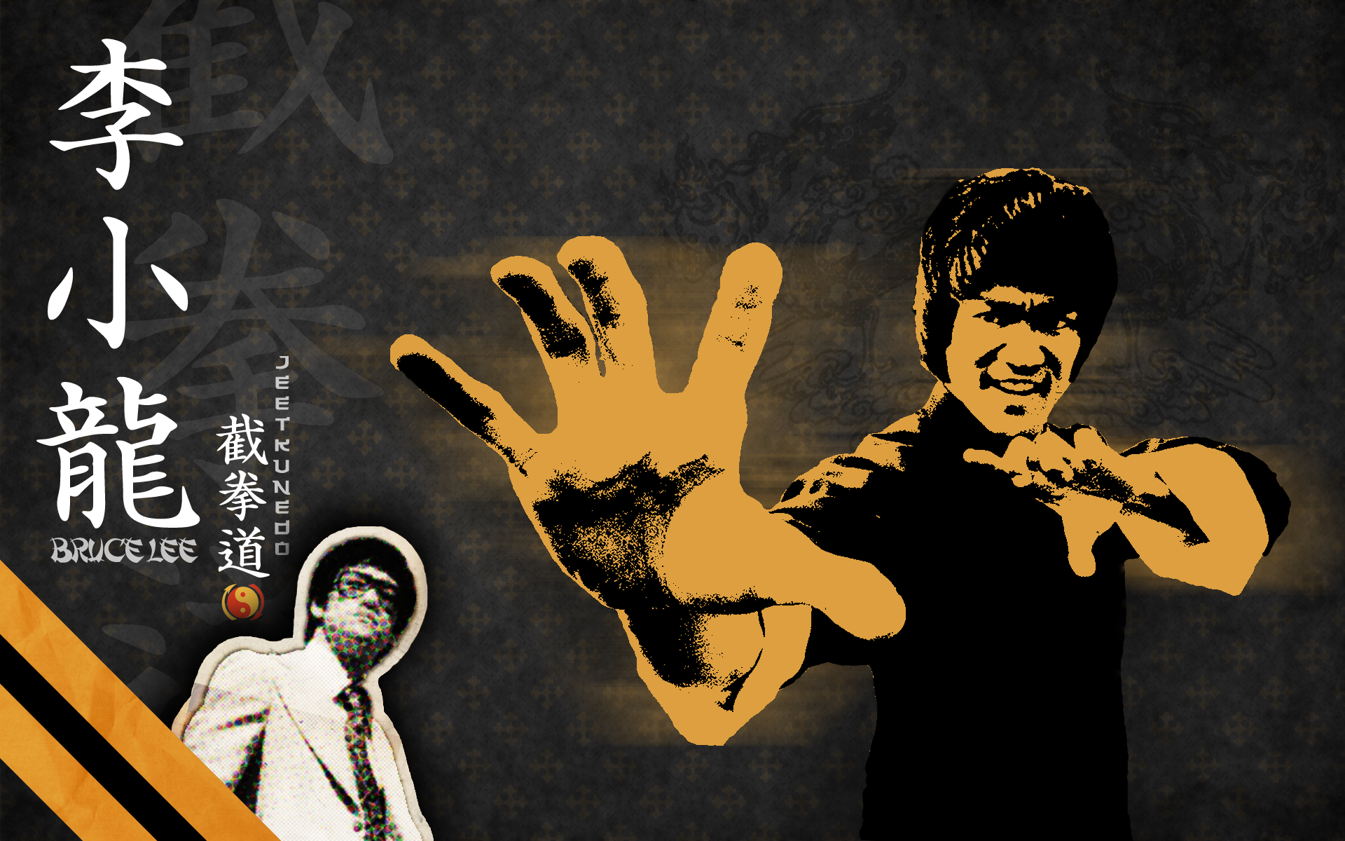 Bruce Lee Wallpaper Widescreen - HD Wallpaper 