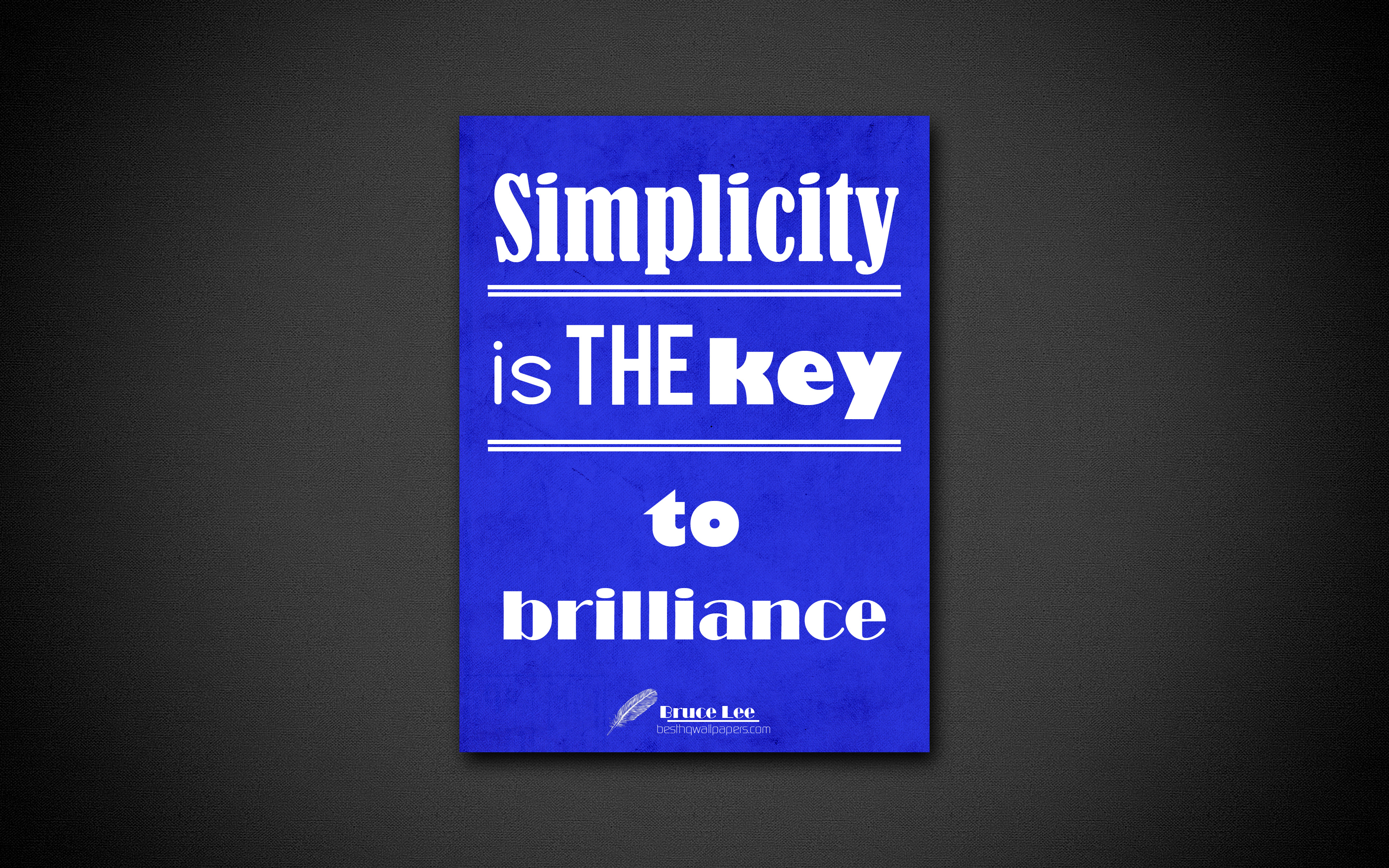4k, Simplicity Is The Key To Brilliance, Quotes About - Idm Sri Lanka - HD Wallpaper 