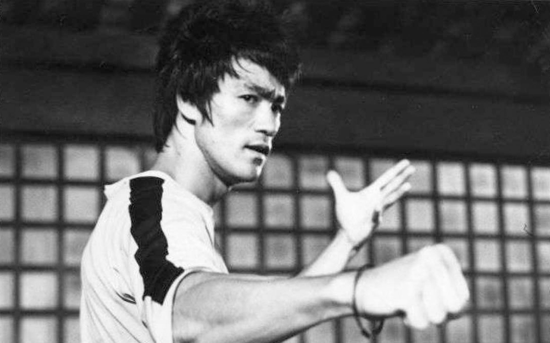 Bruce Lee Black And White Game Of Death - HD Wallpaper 