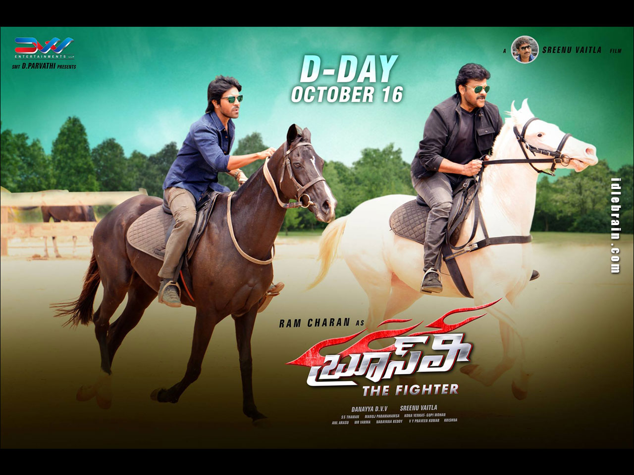 The Fighter Wallpapers - Bruce Lee Chiru Ram Charan - HD Wallpaper 