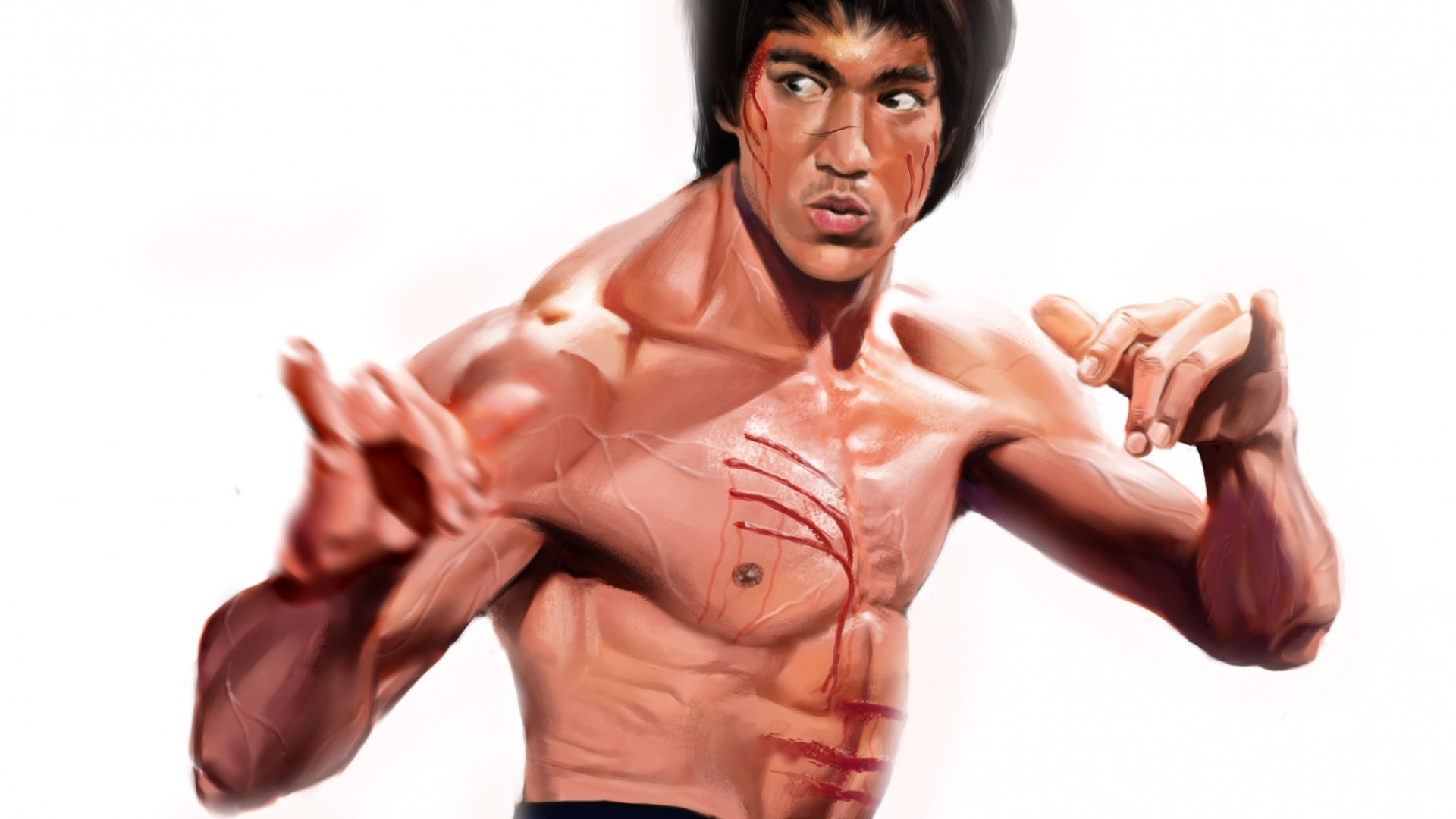 Bruce Lee Transparent - HD Wallpaper 
