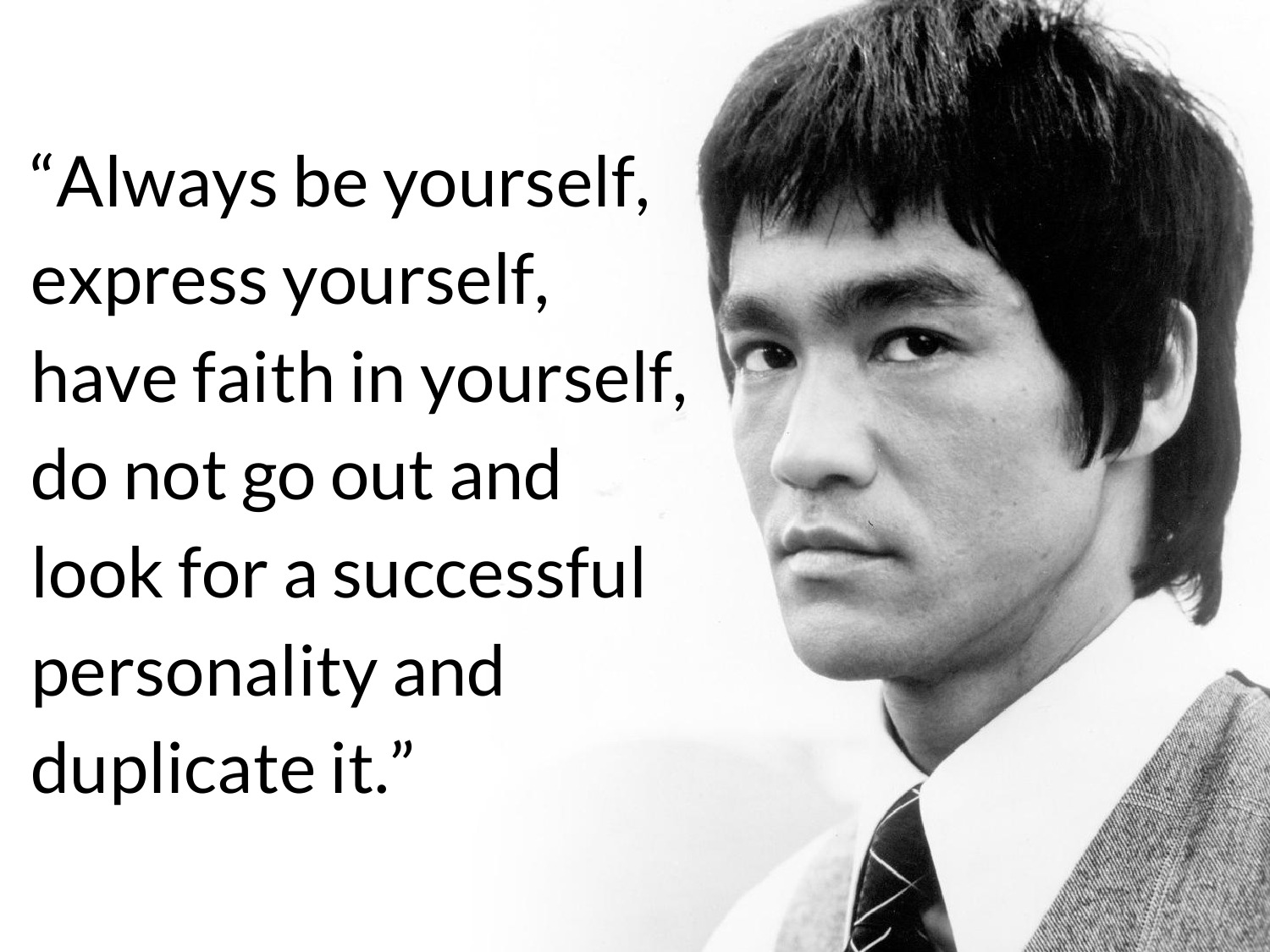Bruce Lee Courage Quote - HD Wallpaper 