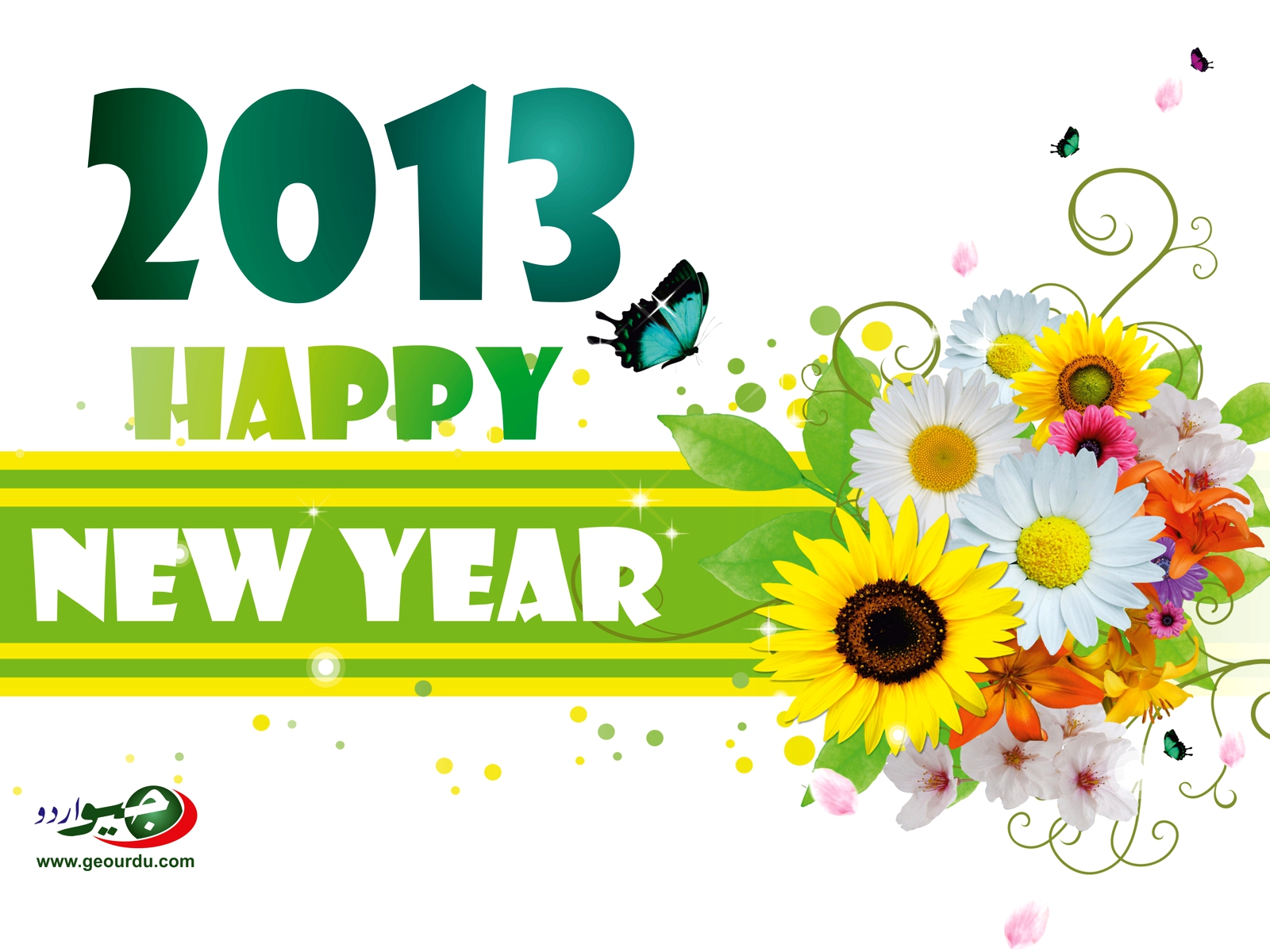 Happy New Year - Jordan's Happy New Year - HD Wallpaper 
