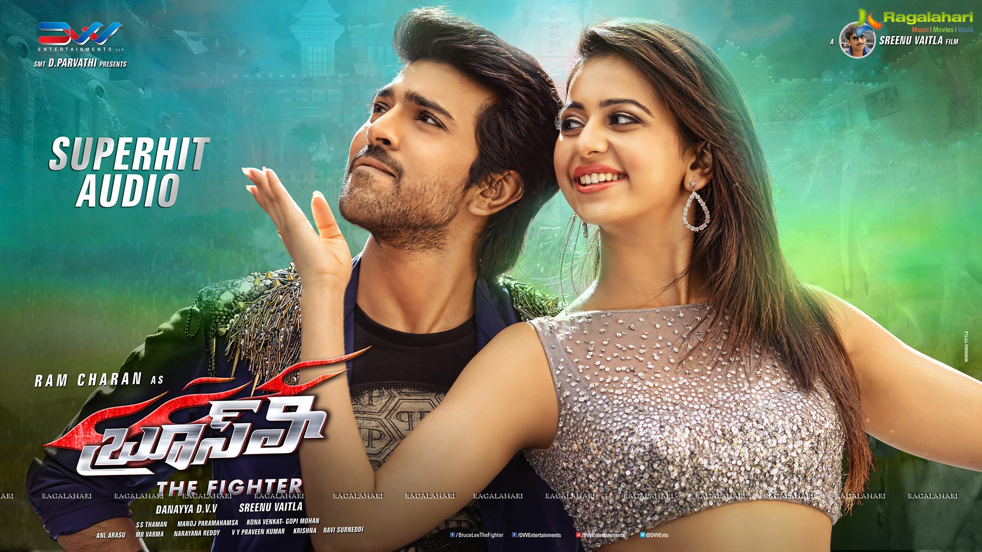 Ram Charan And Rakul - HD Wallpaper 