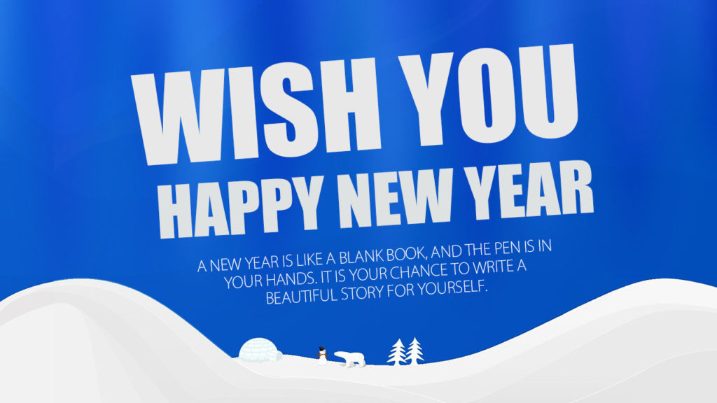 Wish You Happy New Year A New Year Is Like A Blank - Happy New Year 2018 Wishes - HD Wallpaper 