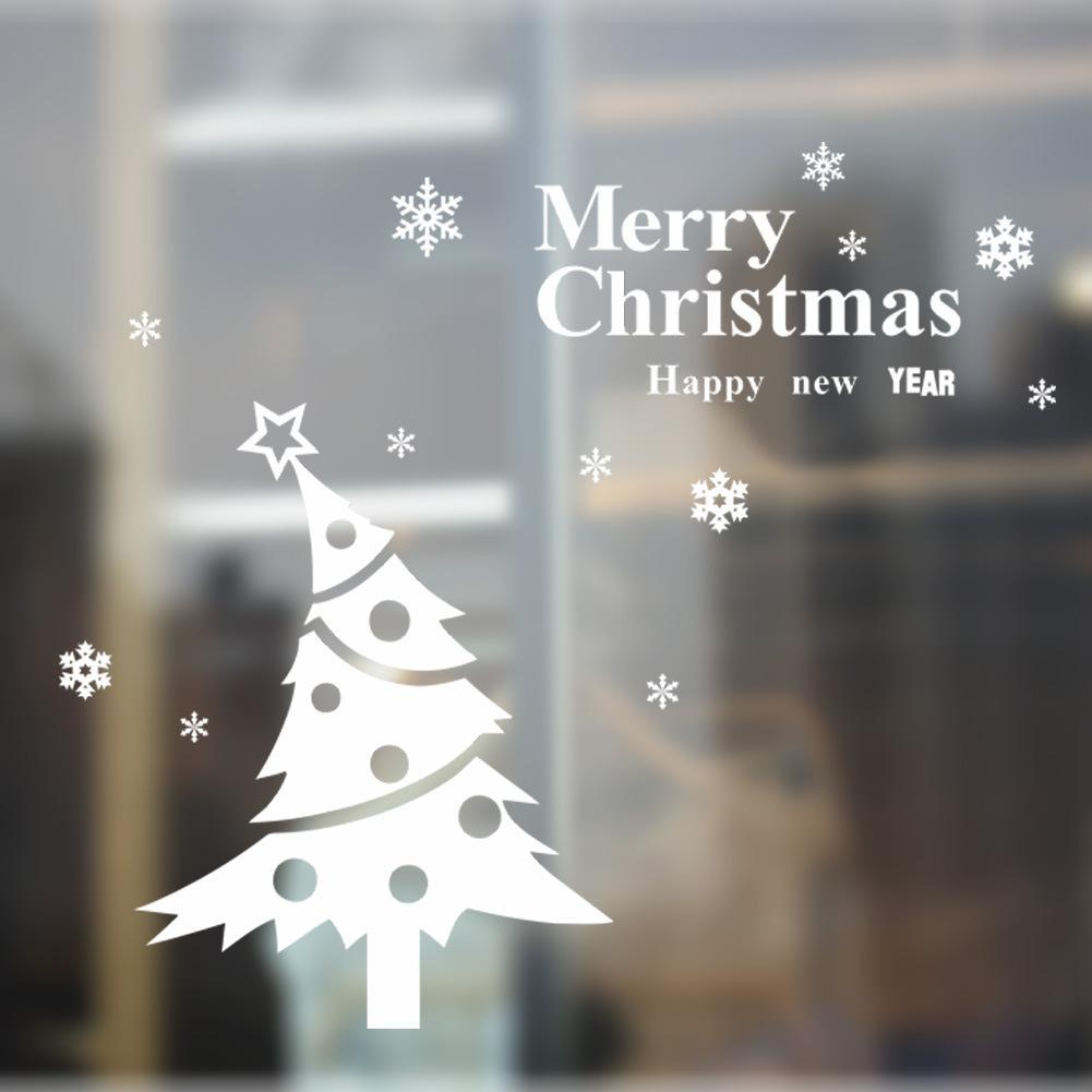 Merry Christmas Glass Sticker - HD Wallpaper 