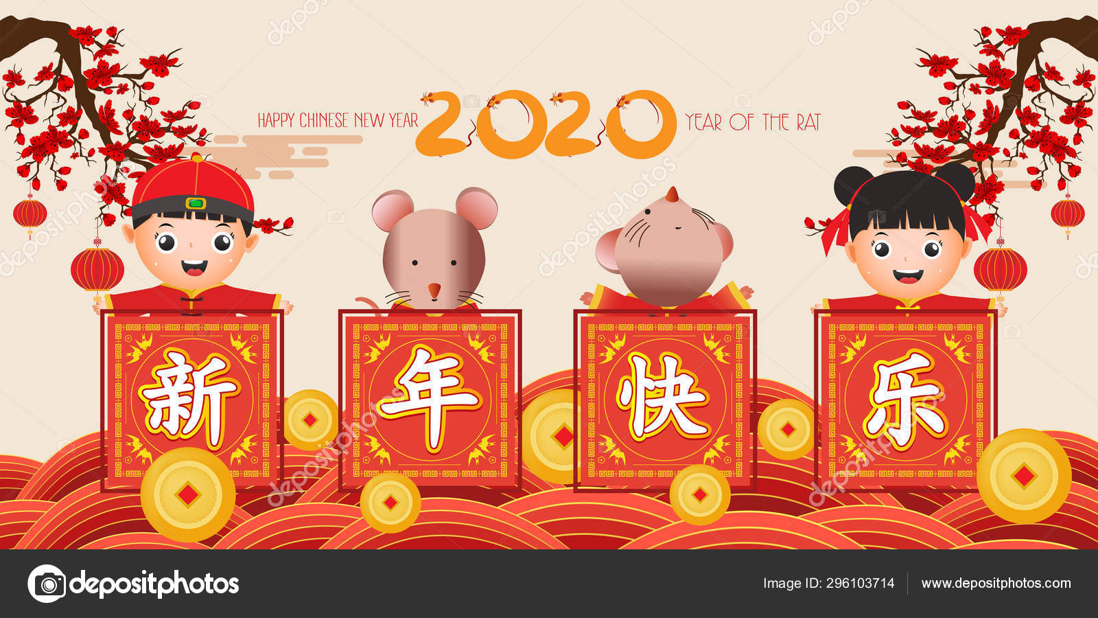 Happy New Year 2020 Hk - HD Wallpaper 