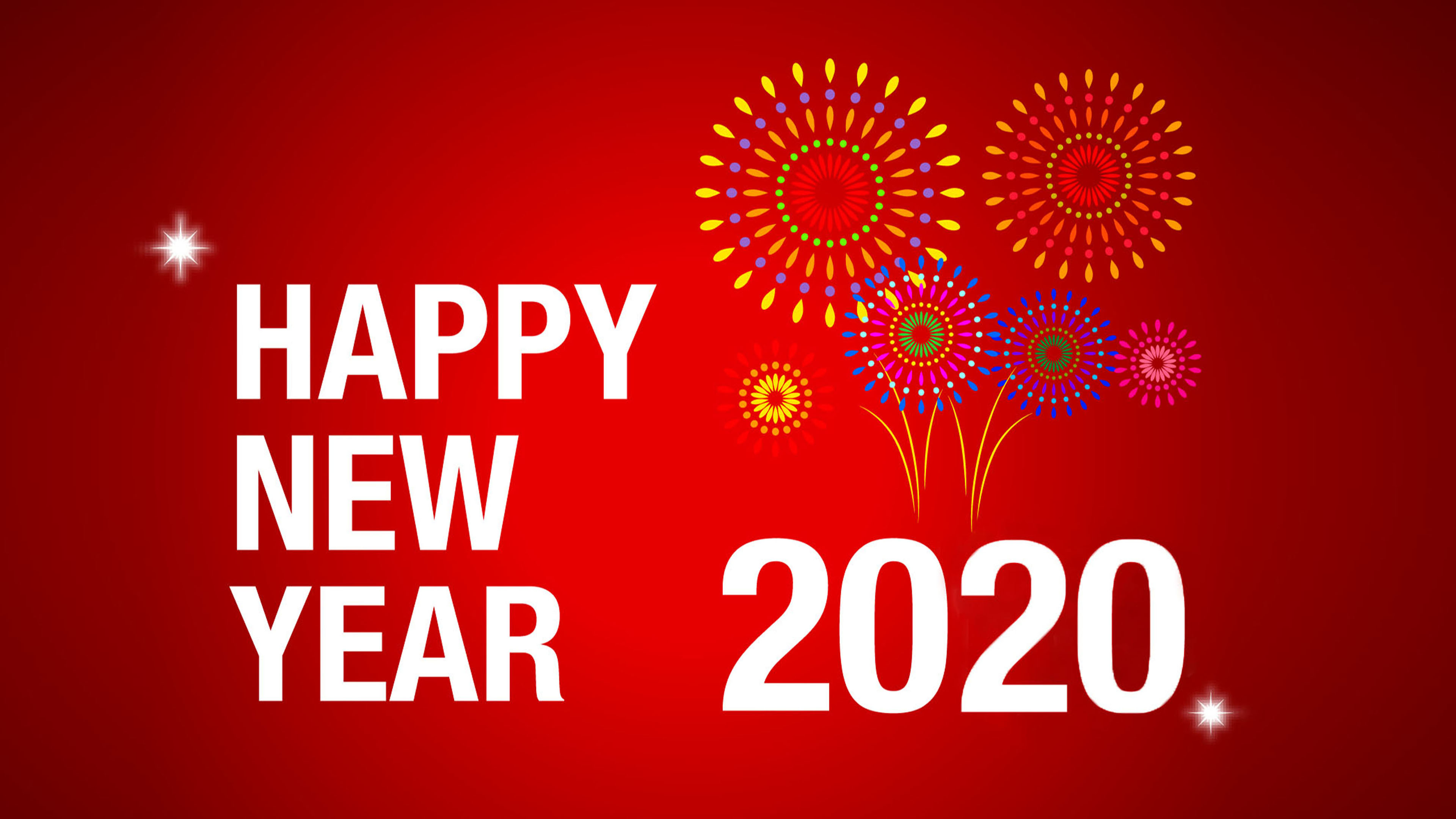 Happy New Year 2020 - HD Wallpaper 