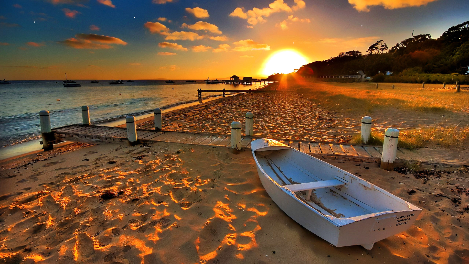 Hd Wallpaper Beach - HD Wallpaper 