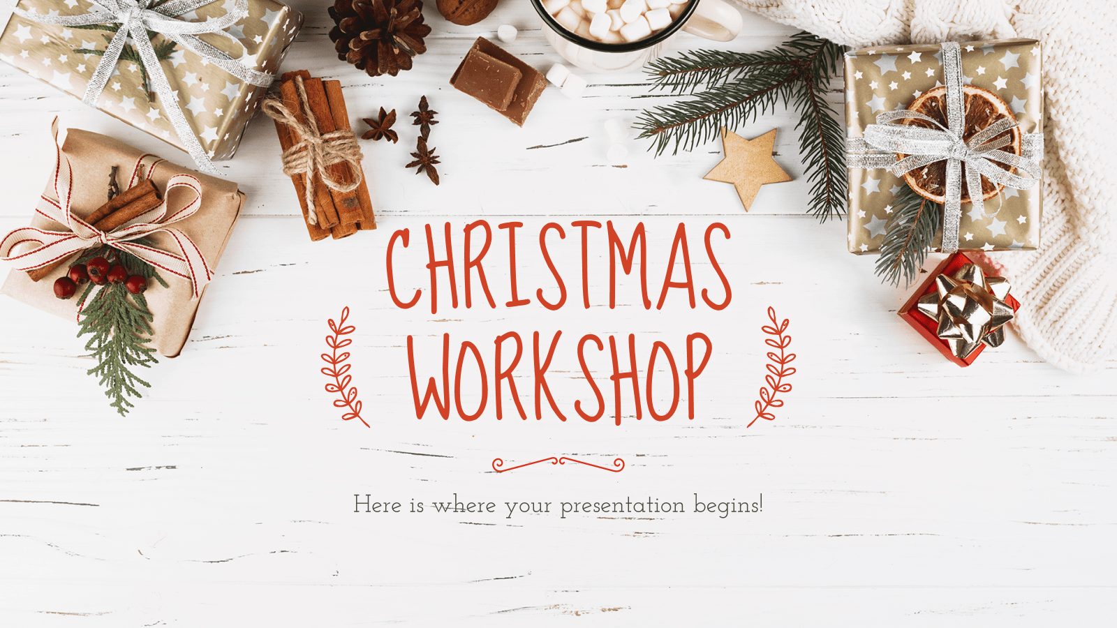 Make Your Presentations For Christmas Memorable With - Christmas Ppt Template - HD Wallpaper 