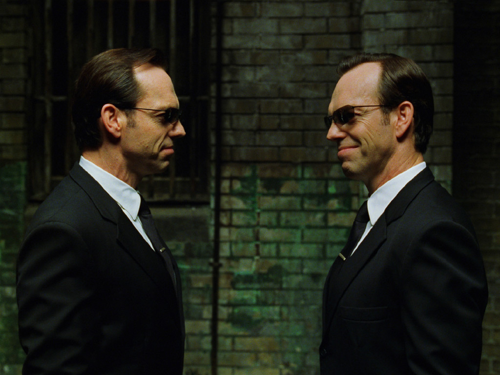 The Matrix Wallpaper Agent Smith - Two Shot In Movies - HD Wallpaper 