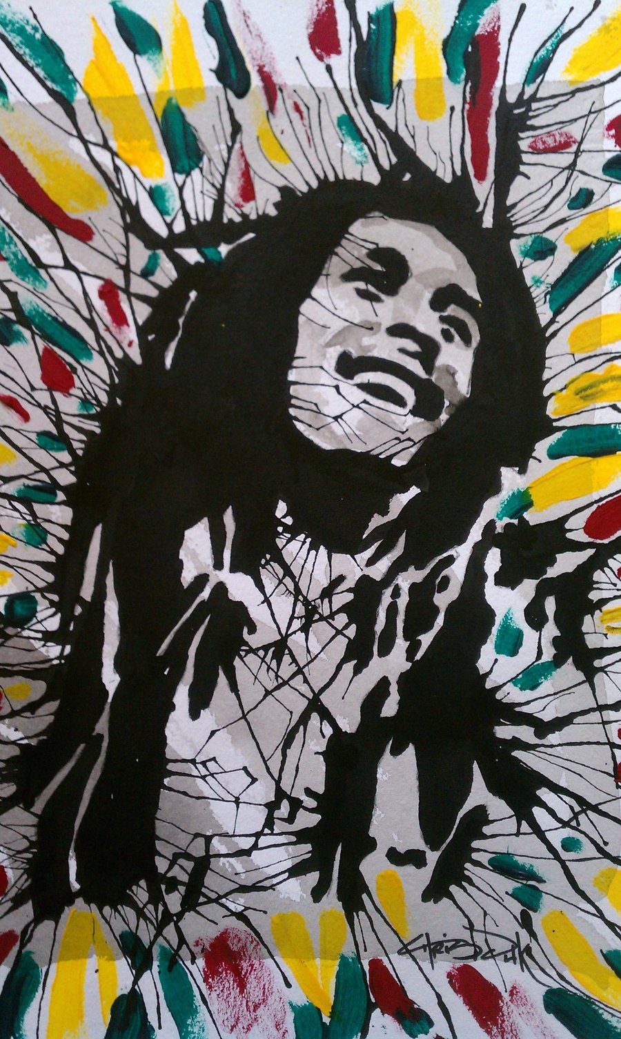 Bob Marley Street Wall Painting - Grafiti Bob Marley Wellpaper Hd - HD Wallpaper 