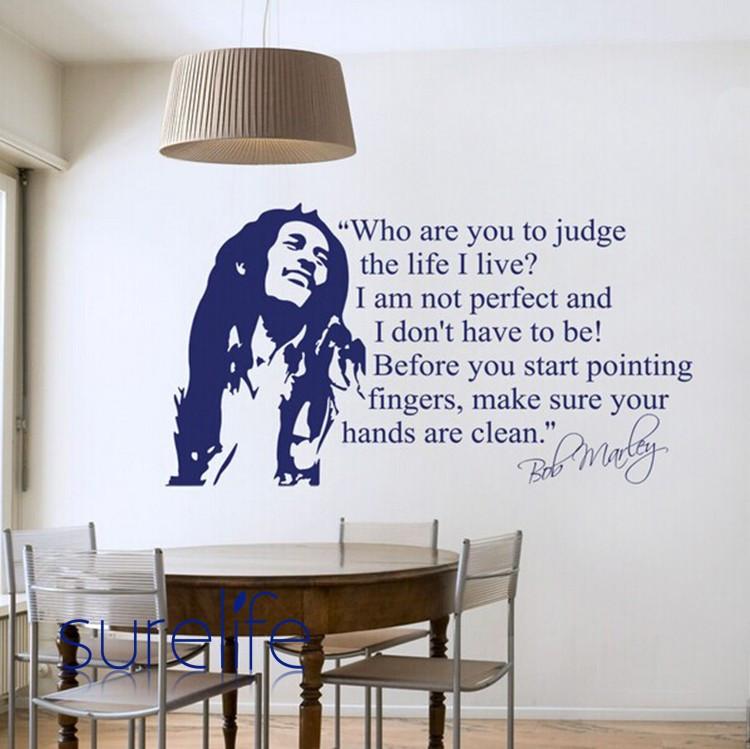 Bob Marley Wall Sticker - HD Wallpaper 