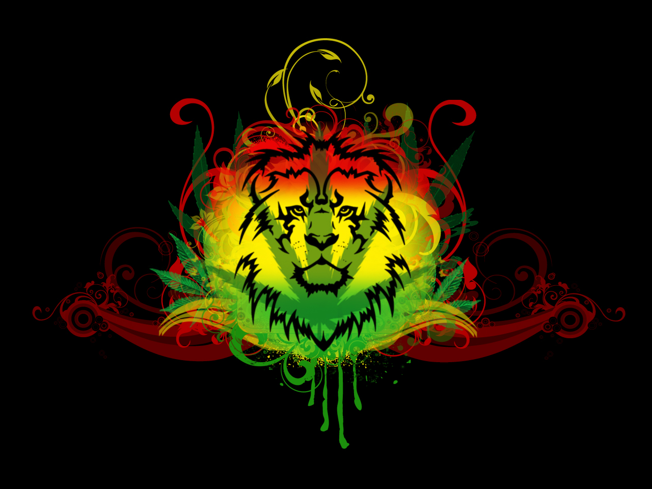Rasta Green Yellow Pula - HD Wallpaper 