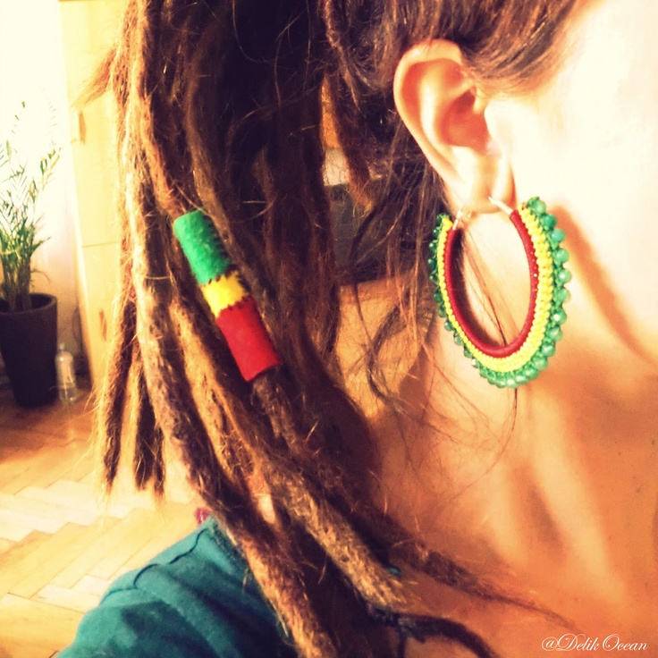 Rasta Color Hair Jewelry - HD Wallpaper 
