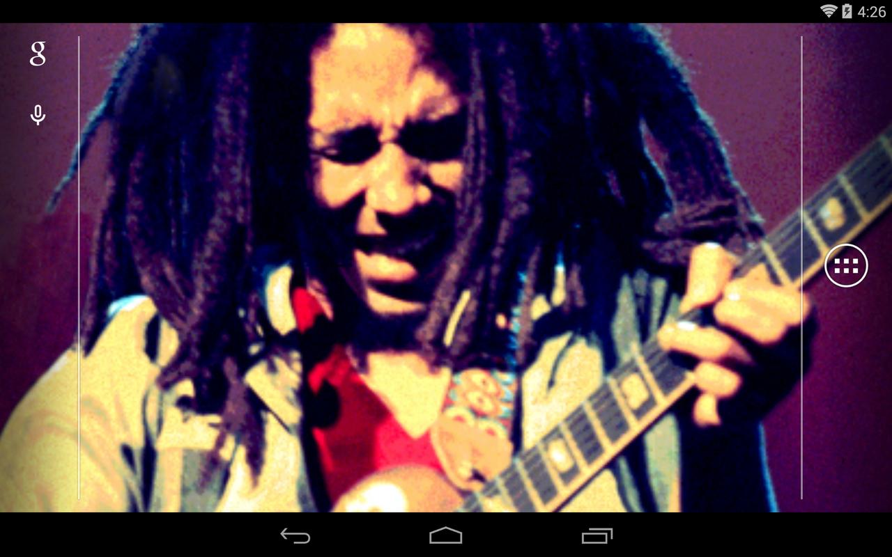 Bob Marley Live Wallpaper - Guitar - HD Wallpaper 