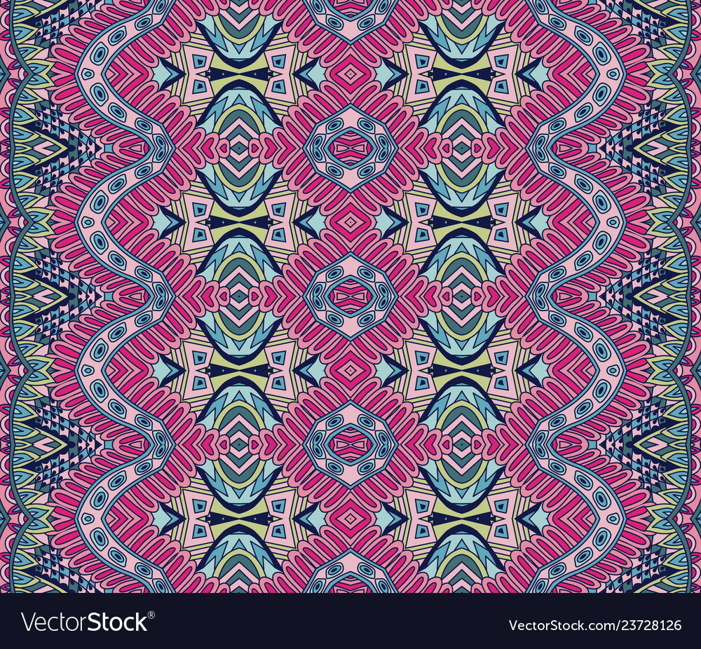 Floral Ethnic Print Fabric - HD Wallpaper 
