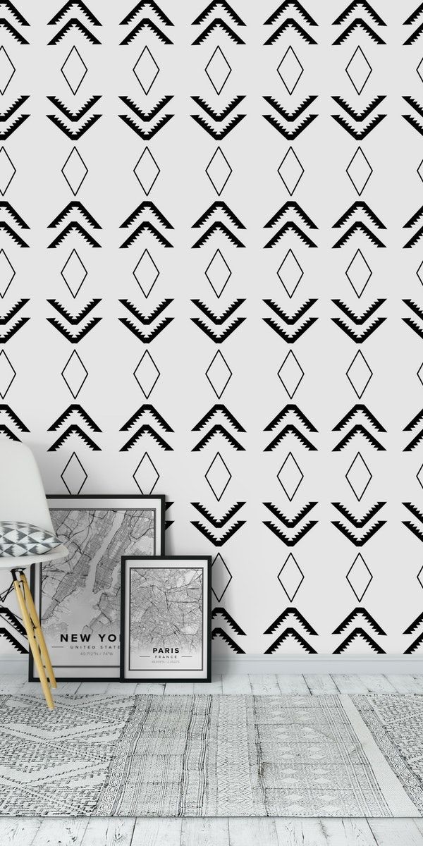 Grey And White Geometric Wall - HD Wallpaper 