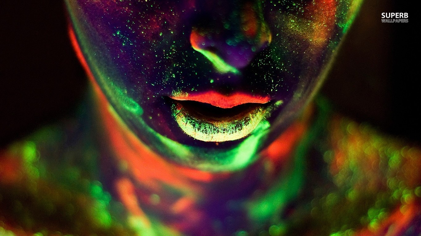 Glow In The Dark Background - HD Wallpaper 