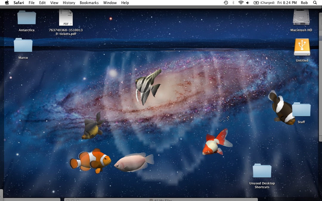 Screensaver Aquarium Mac - HD Wallpaper 