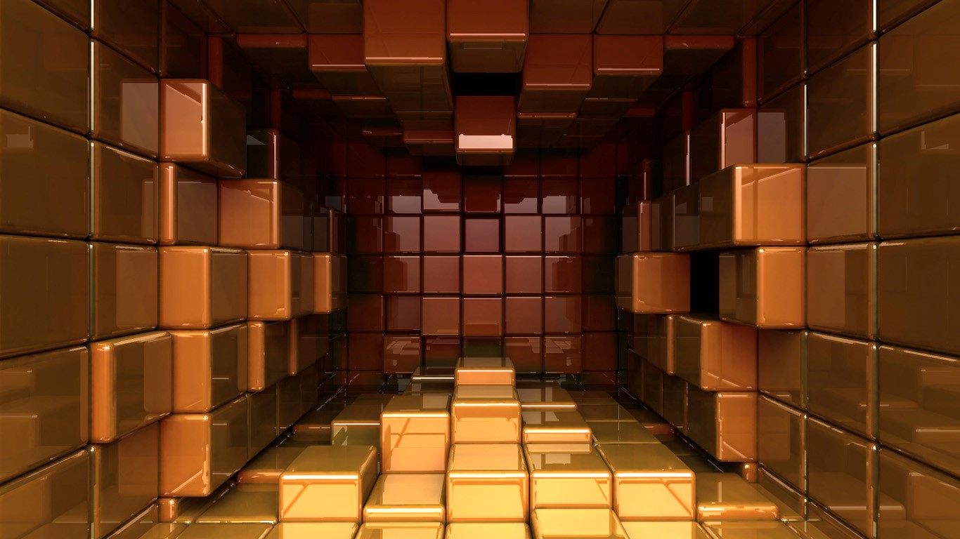 Cool Blocks - Fondos Abstractos 3d Hd - HD Wallpaper 