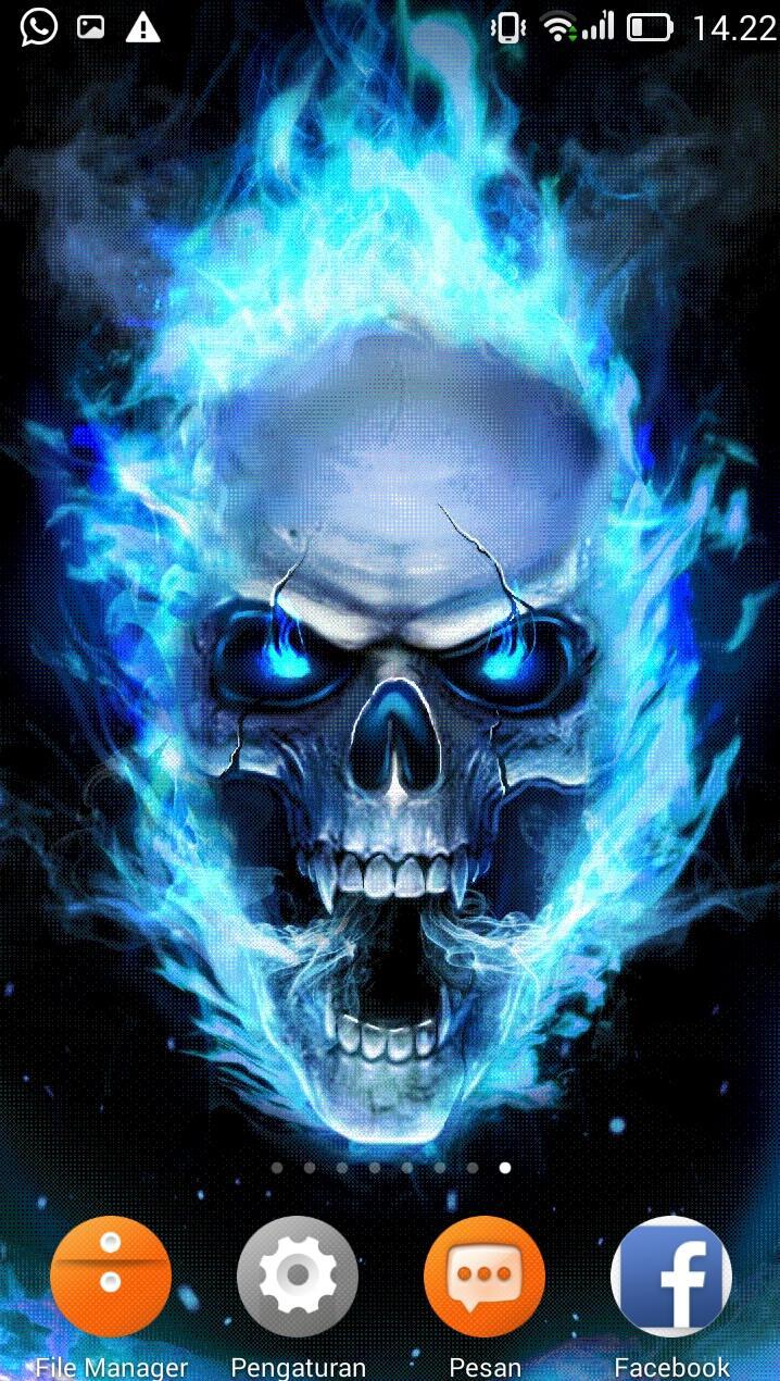 Happy Birthday Skull Gif 718x1270 Wallpaper Teahub Io