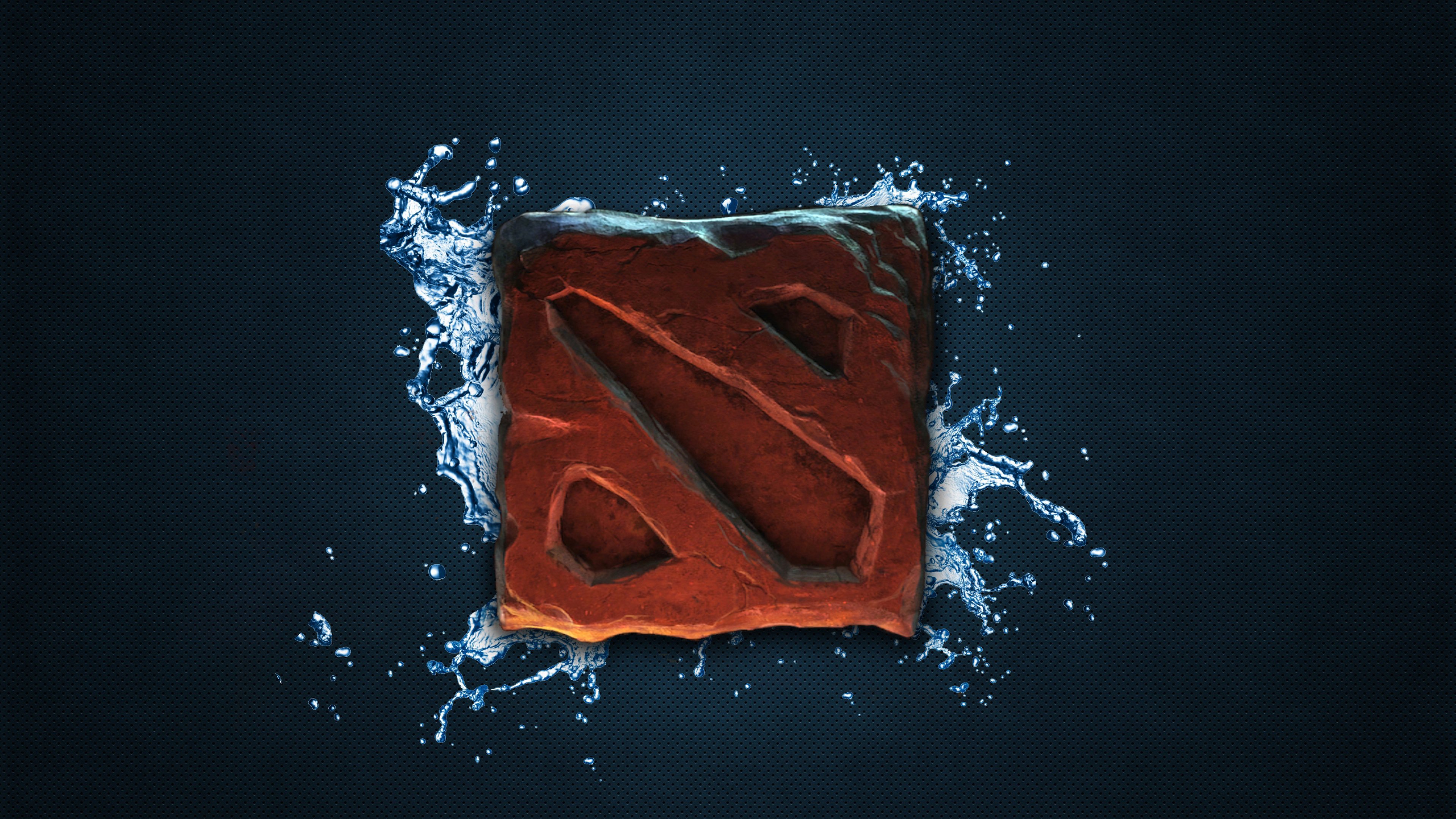 Dota 2 Logo Wallpaper 4k - HD Wallpaper 