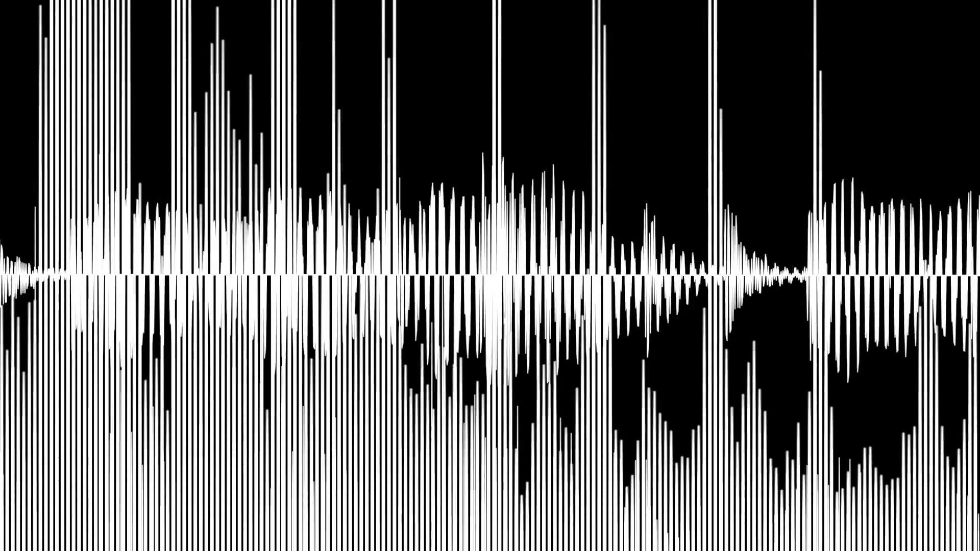 Subscription Library Audio Waveform And Spectrum Animation, - Monochrome - HD Wallpaper 