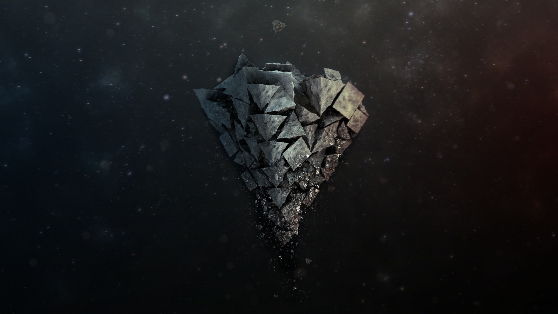 Shards Stone Background Light - HD Wallpaper 