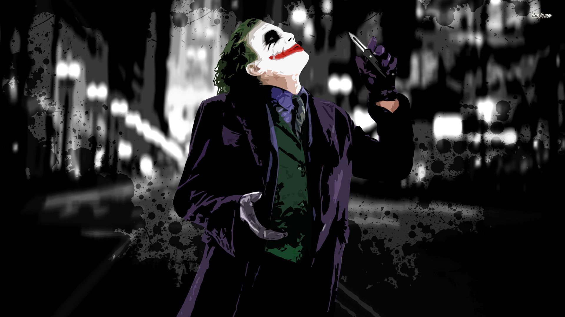 Dark Knight Joker Wallpaper 4k - HD Wallpaper 