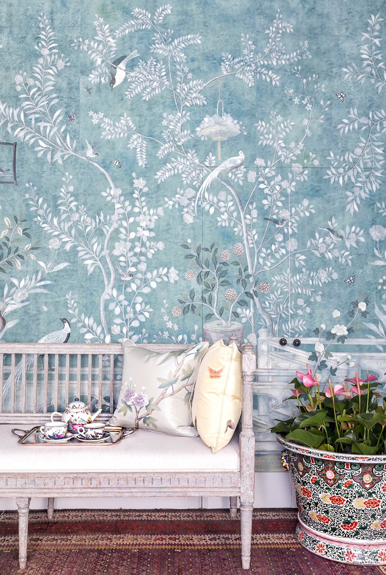 De Gournay Salon Vert - HD Wallpaper 