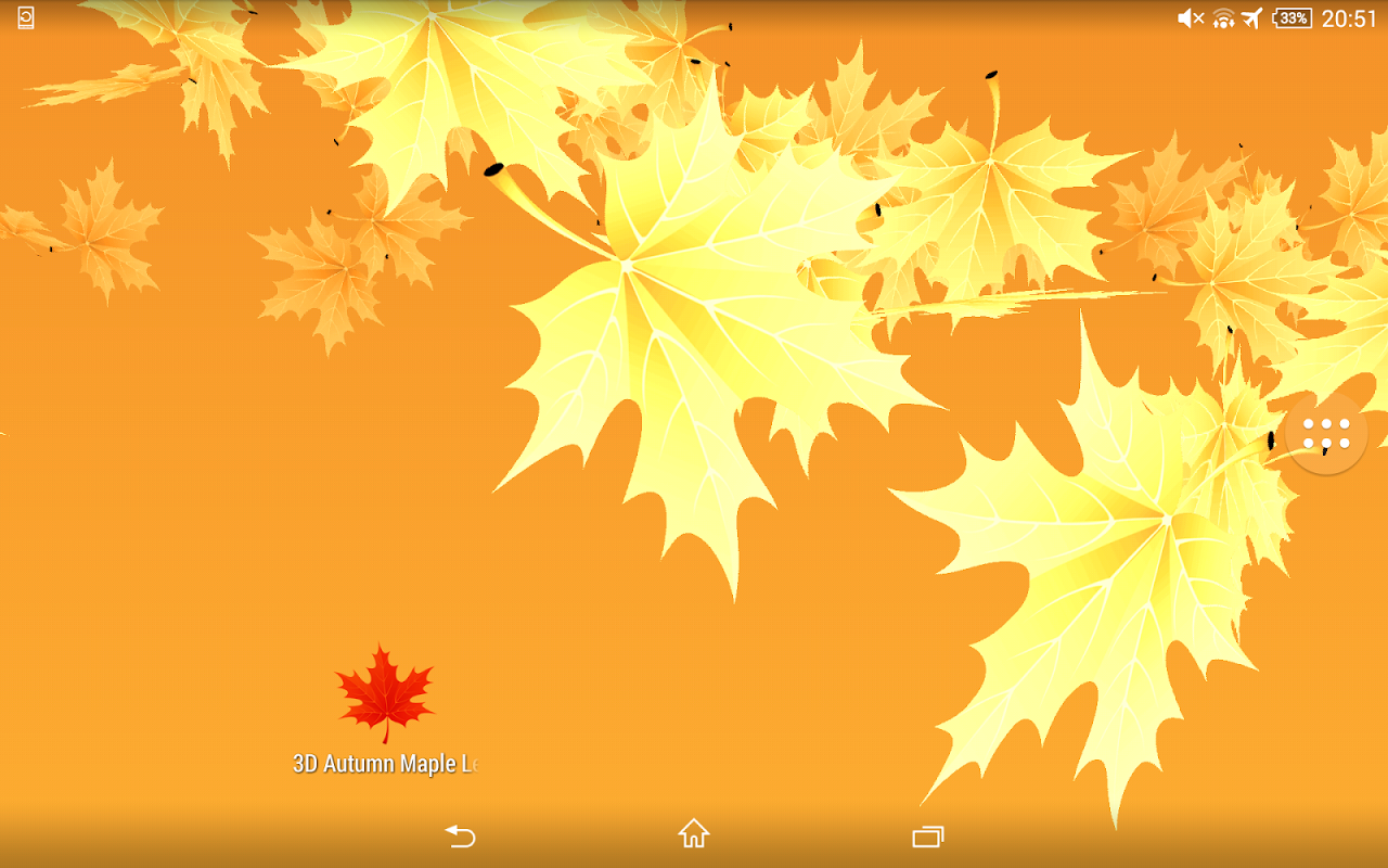 Maple Leaf Live Wallpaper - Autumn - HD Wallpaper 