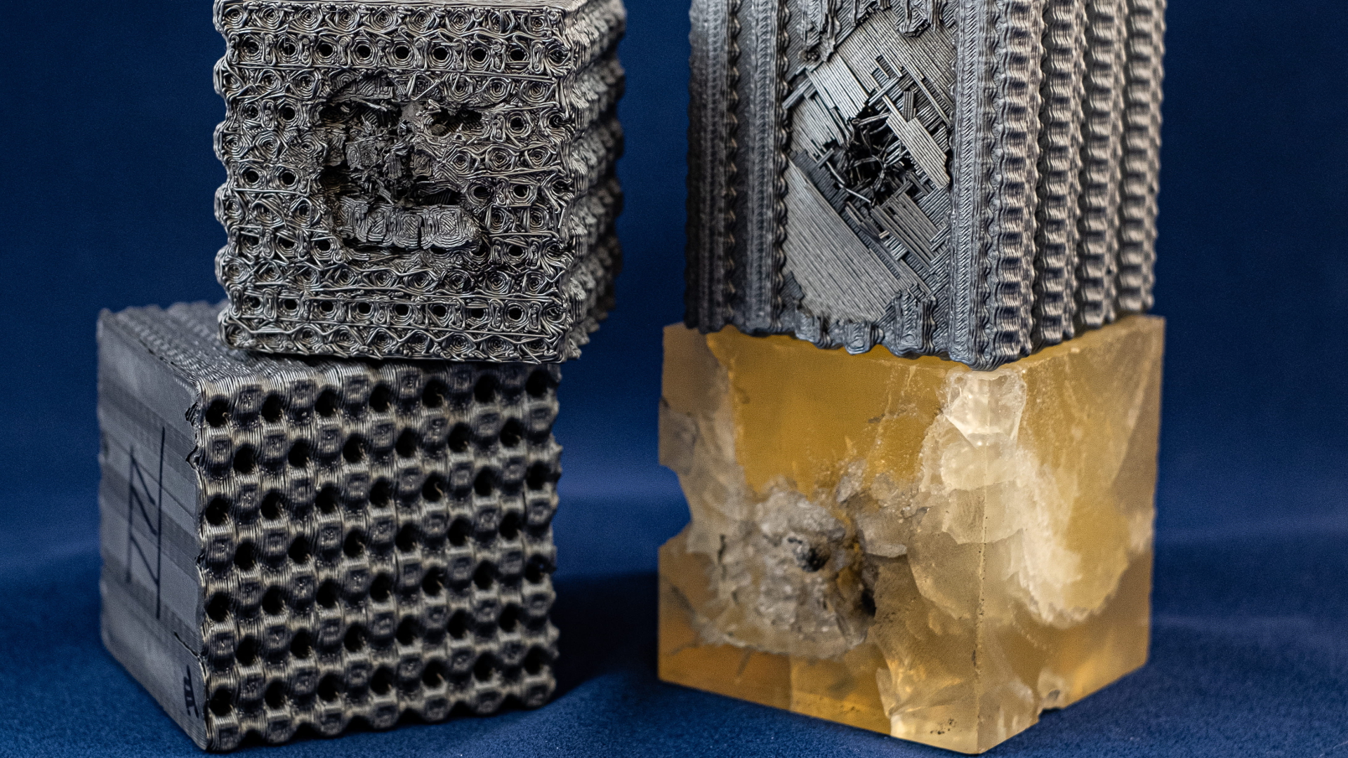 3d Polymer Bulletproof Cubes - 3d Printed Tubulanes As Lightweight Hypervelocity Impact - HD Wallpaper 