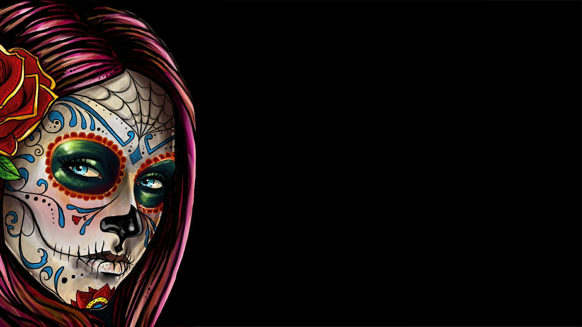 Sugar Skull - HD Wallpaper 