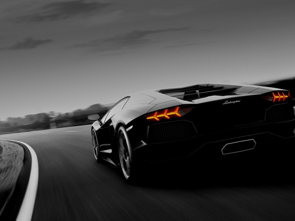 Lamborghini Murcielago Black - HD Wallpaper 