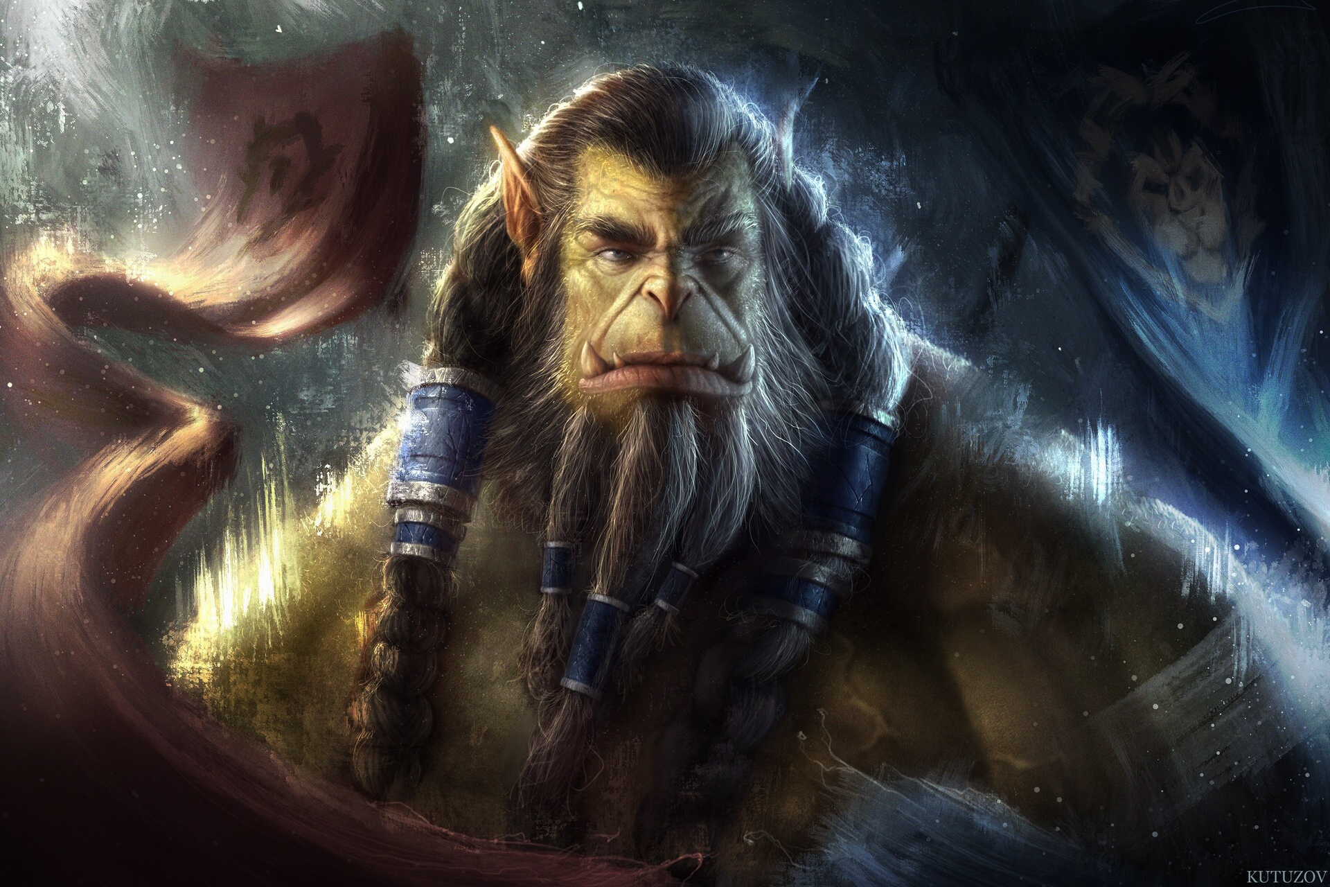 Wow Orc Fan Art - HD Wallpaper 