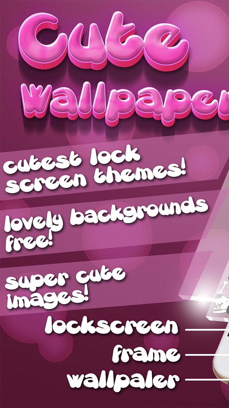 Cute Wallpapers For Girls Beautiful Custom Lock Screen - Lock Screen Backgrounds For Girls - HD Wallpaper 