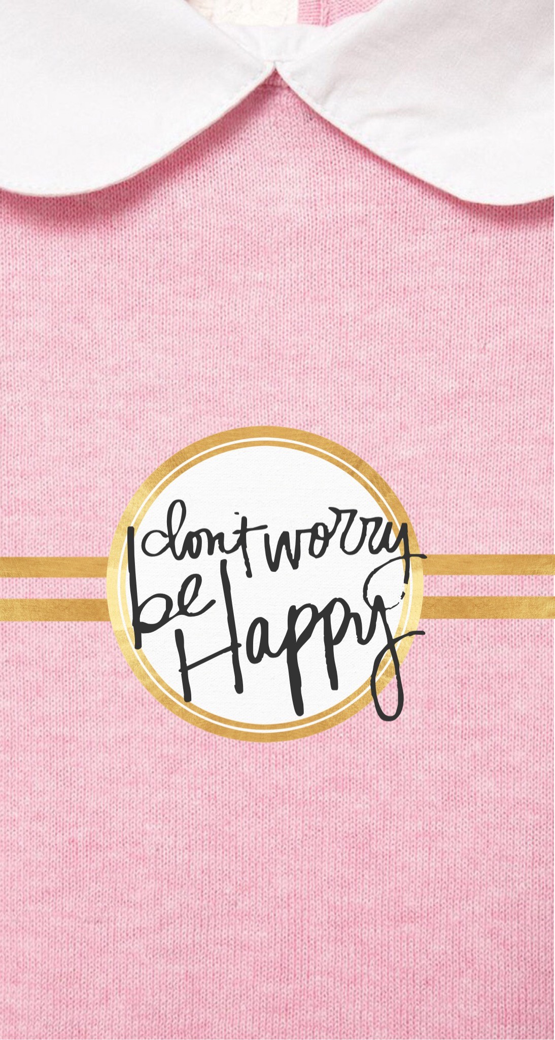 Don T Worry Be Happy Â Find More Super Cute Wallpapers - Girly Back To School Wallpapers For Laptop Hd - HD Wallpaper 
