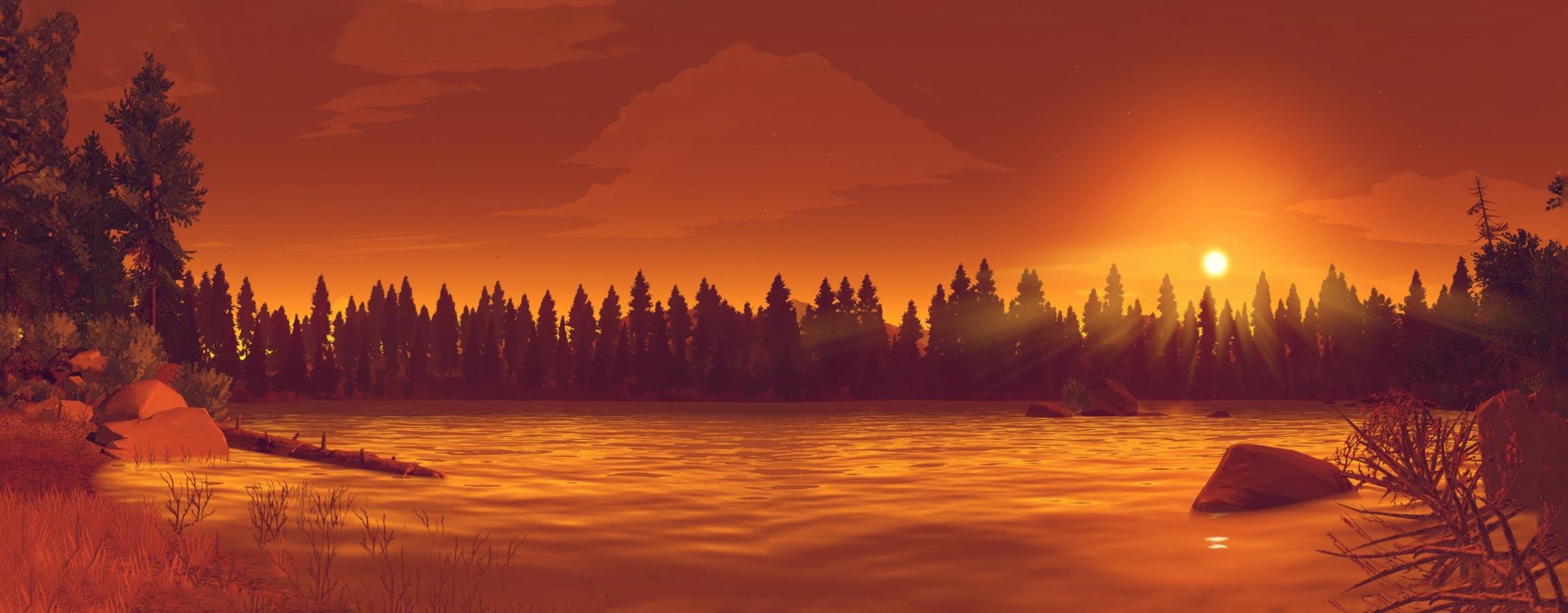 High Resolution Firewatch Dual Monitor Background Id - Dual Monitor Firewatch Wallpaper 4k - HD Wallpaper 