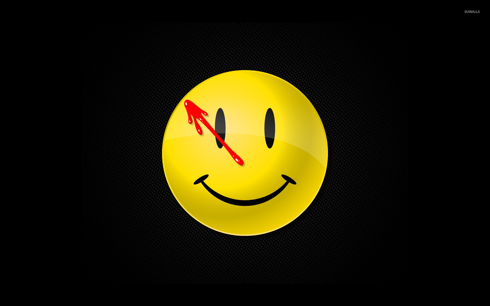 Watchmen Smiley Face Comic - HD Wallpaper 