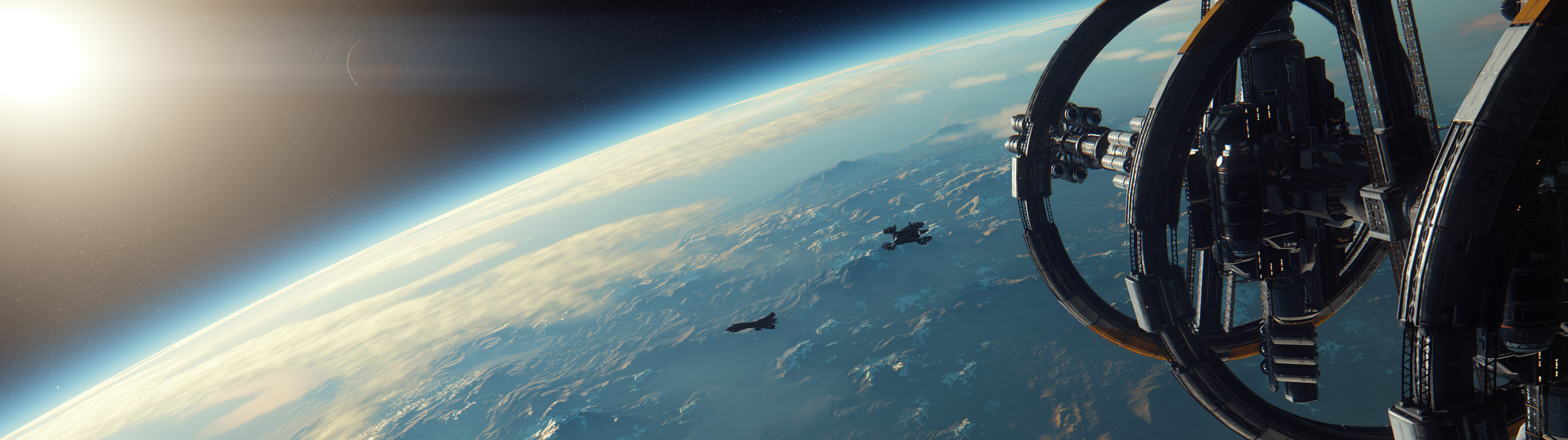 Dual Screen Wallpaper Star Citizen - HD Wallpaper 