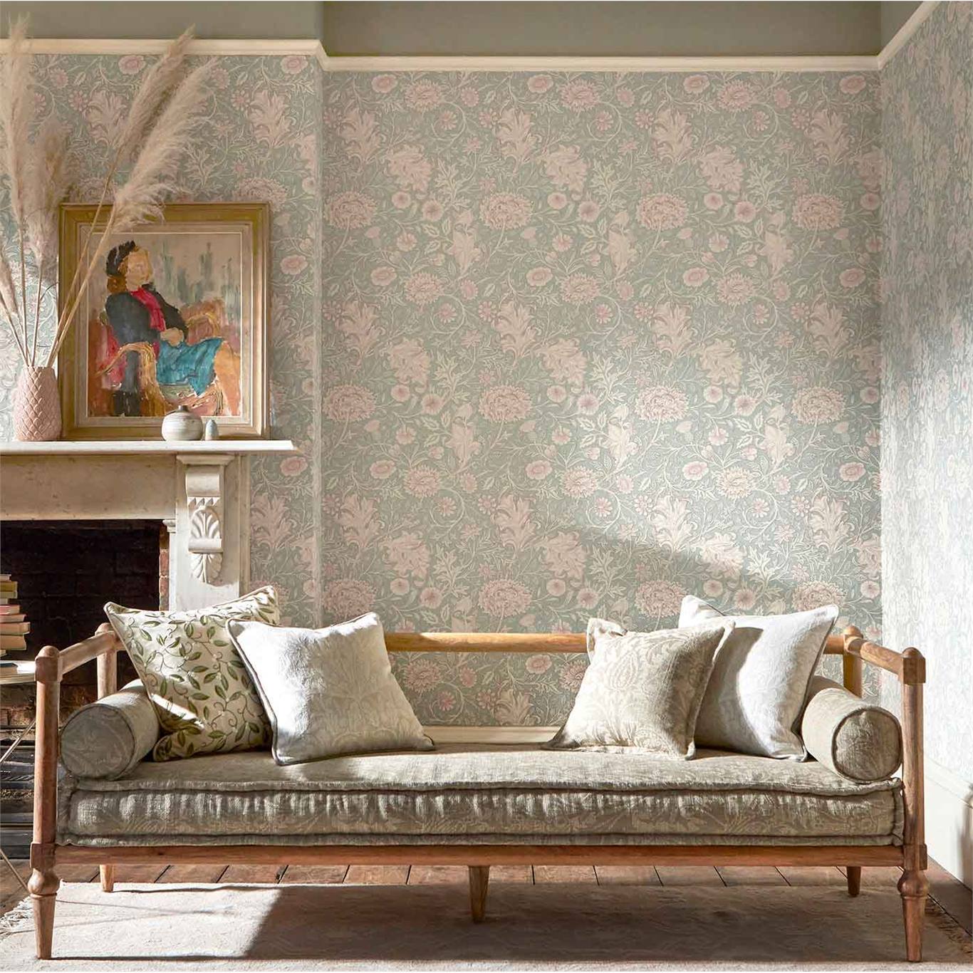 Double Bough, A Wallpaper By Morris & Co - William Morris Wallpaper Interior - HD Wallpaper 