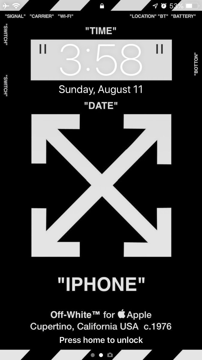 Off White For Apple - HD Wallpaper 