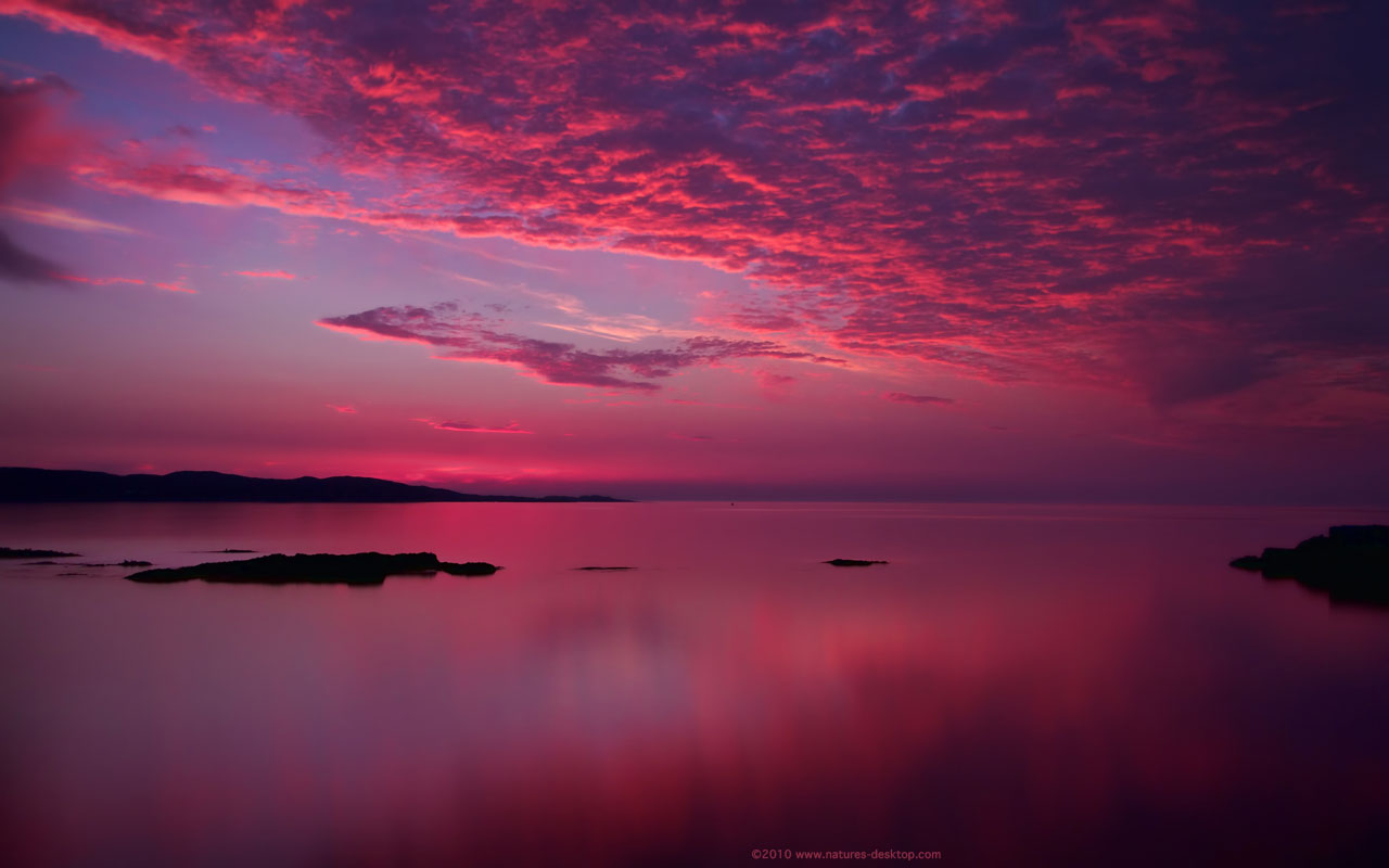 Pink Skies Background - HD Wallpaper 